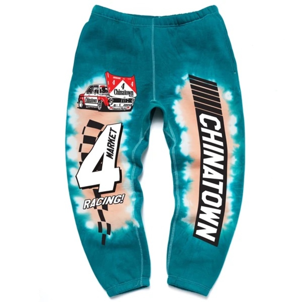 CHINATOWN MARKET RACING TIE DYE SWEATPANTS
